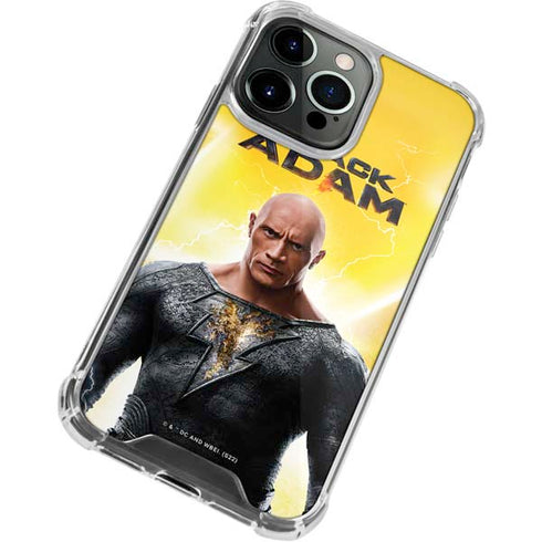 DC Comics Black Adam Movie Charcater Poster iPhone 15 Pro Clear Case